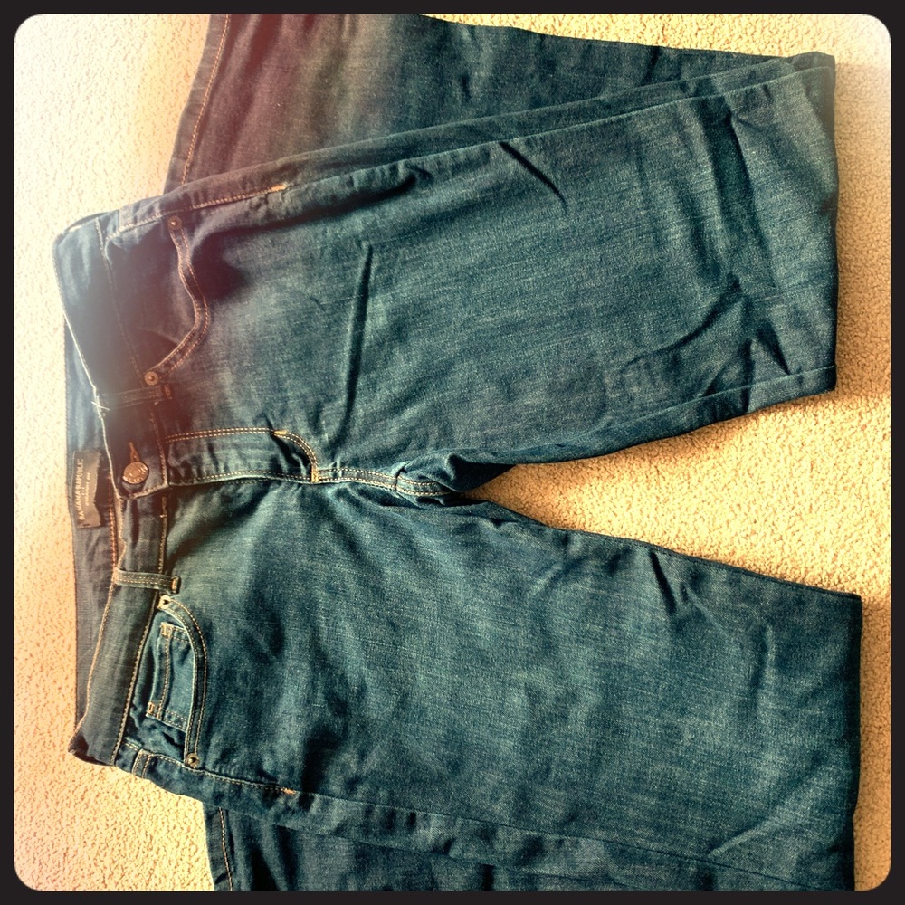 Banana Republic Straight Leg Ankle Jeans